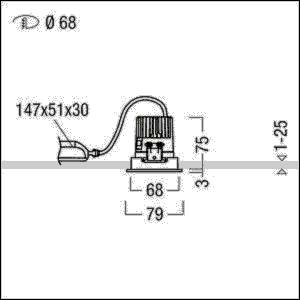 Zumtobel Group LED-Downlight PANOS INF #60816412