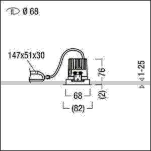 Zumtobel Group LED-Downlight PANOS INF #60816415