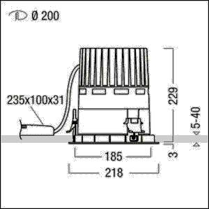 Zumtobel Group LED-Downlight PANOS INF #60816724