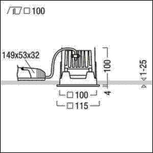 Zumtobel Group LED-Downlight PANOS INF #60816813