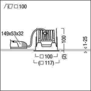 Zumtobel Group LED-Downlight PANOS INF #60816820