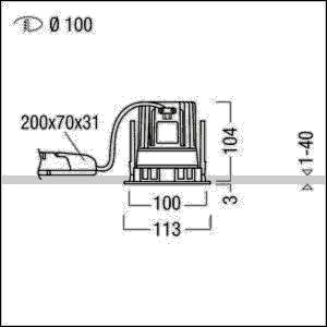 Zumtobel Group LED-Downlight PANOS INF #60817215