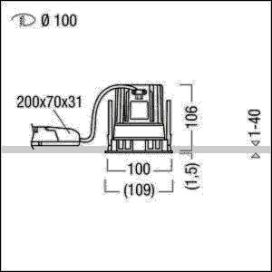 Zumtobel Group LED-Downlight PANOS INF #60817252