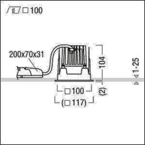 Zumtobel Group LED-Downlight PANOS INF #60817546