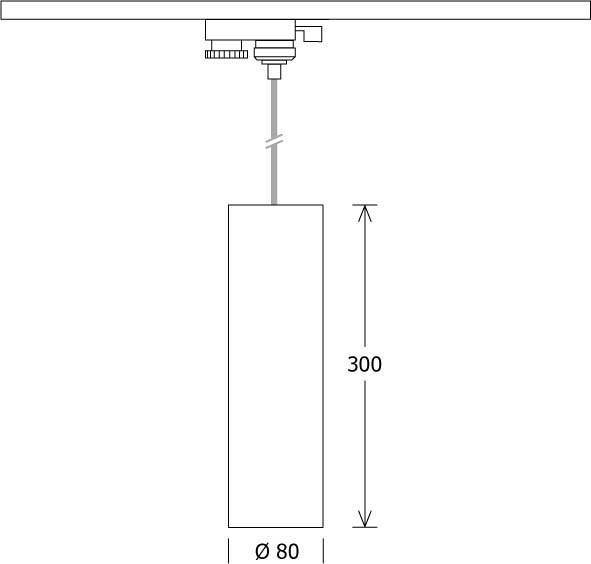 LTS Licht&Leuchten LED-Pendelleuchte FUZYP0801027252 si