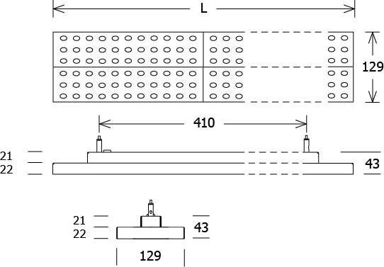 LTS Licht&Leuchten LED-Pendelleuchte LUZ06-P 23.013.40 si