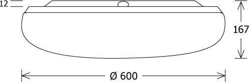 LTS Licht&Leuchten LED-Anbauleuchte TIBI-A 6003840DA sw