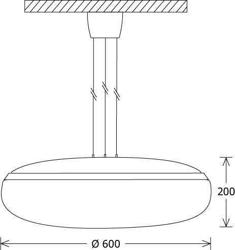 LTS Licht&Leuchten LED-Pendelleuchte TIBI-P 6005840DA alu