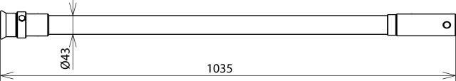 DEHN Erdungsstange ES SQL ALSTK 1035