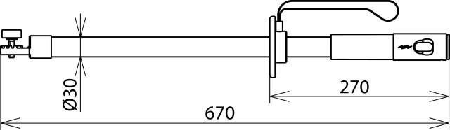 DEHN Isolierstange IS ZK STK HS 670