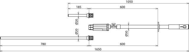 DEHN Spannungsprüfer PHE III PHE3 6 20 SL ZK