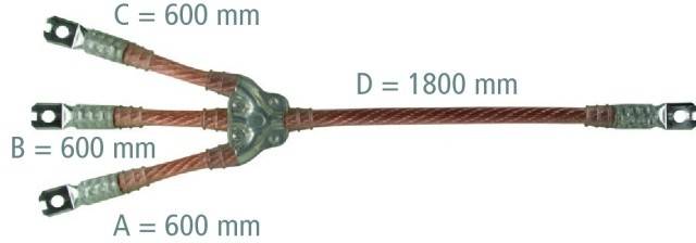 DEHN Erdungs-u. Kurzschließseil EKV3+0 150 G VG3V6T2