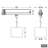 LTS Licht&Leuchten LED-Pendelleuchte ORYOP203.10.930.25ws LTS Licht&Leuchten LED-Pendelleuchte ORYOP203.10.930.25ws