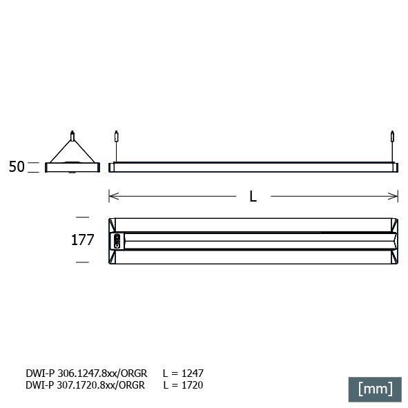 LTS Licht&Leuchten LED-Pendelleuchte DWIP307.1720.840O.ws