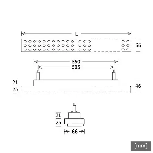 LTS Licht&Leuchten LED-Stromschienenleuchte LUZ-P13 104.830.BWsi LTS Licht&Leuchten LED-Stromschienenleuchte LUZ-P13 104.830.BWsi