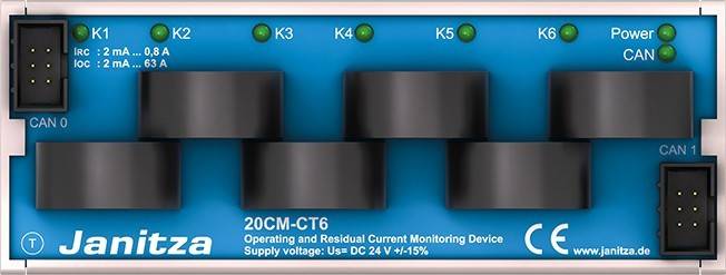 Janitza Electronic Strommessmodul Modul 20CM-CT6