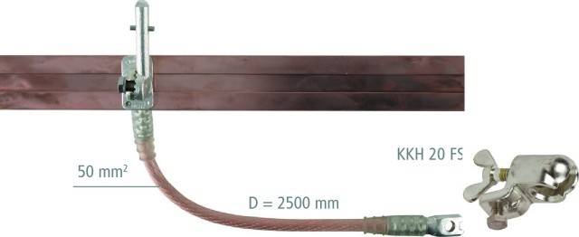 DEHN Kurzschließschiene 60x12mm KSX SQ C MS VV7M6CQ