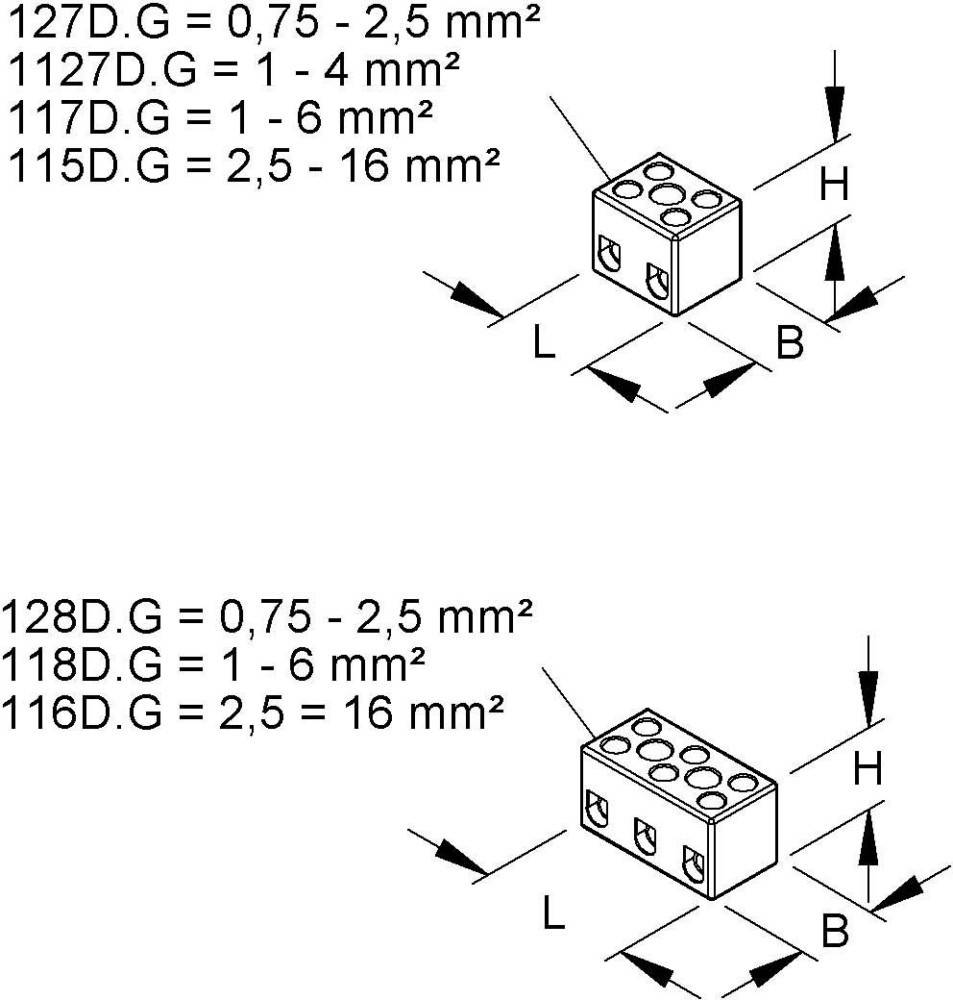 Kleinhuis Anschlussklemme 127D.G