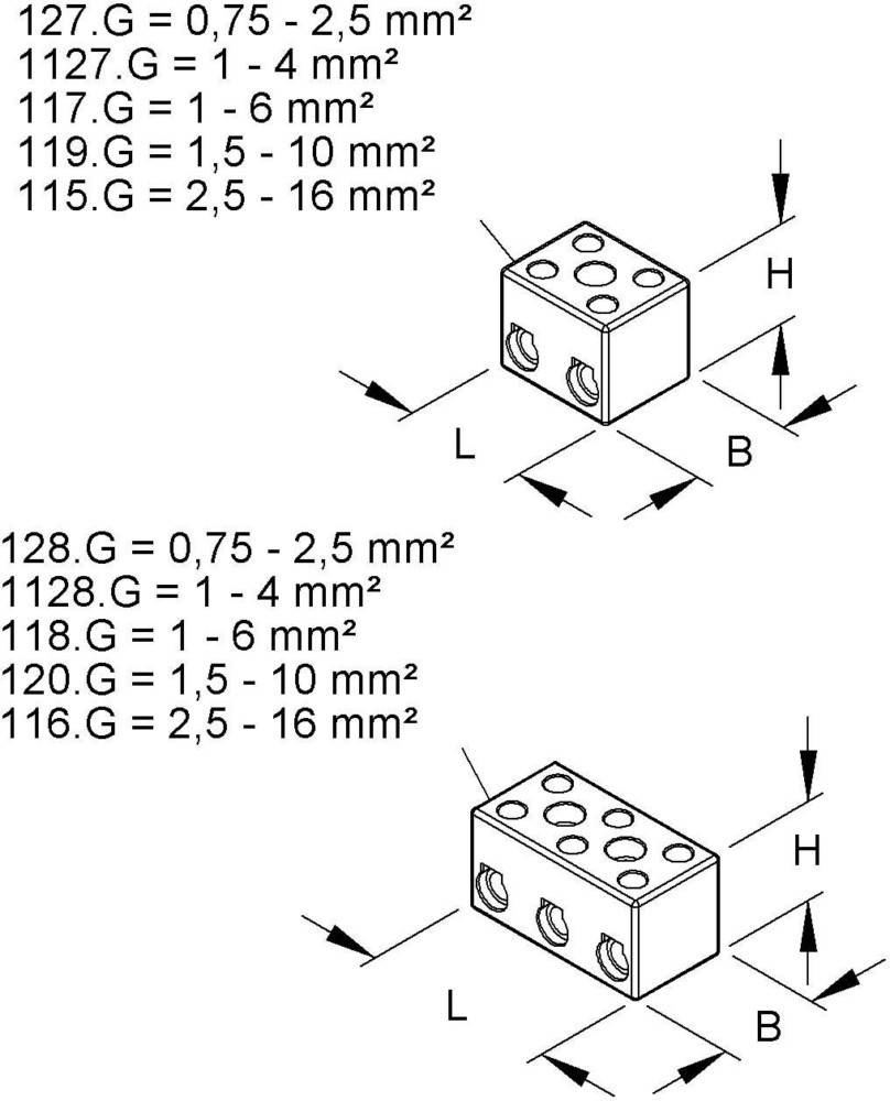Kleinhuis Anschlussklemme 119.G