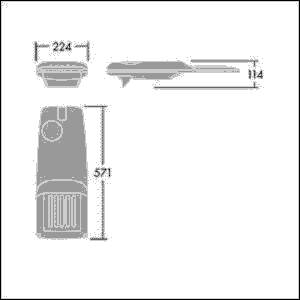 Thorn LED-Straßenleuchte IP 12L70- #96275897