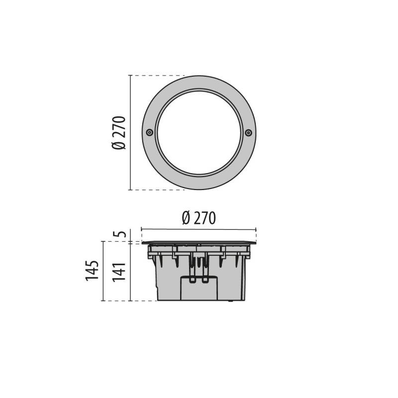 Spittler LED-Bodeneinbauleuchte 3112198
