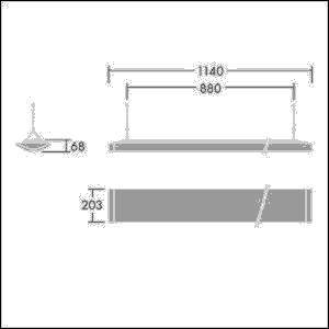 Thorn LED-Hängeleuchte IQ SUSP S #92901741