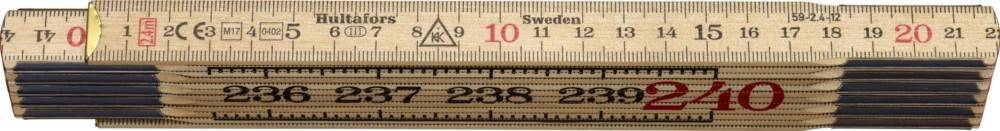 10 Stk. Hultafors Holzgliedermassstab 59-2-4-12
