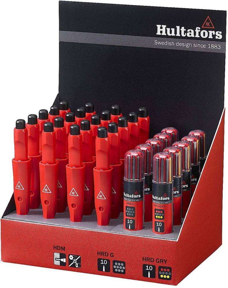 Hultafors Dry Markers+Refills Displ. 650130
