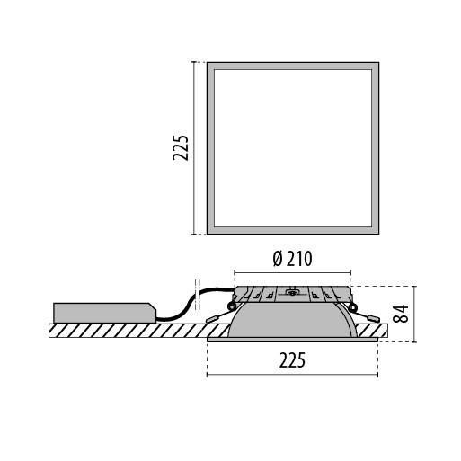 Spittler LED-Downlight 3110069