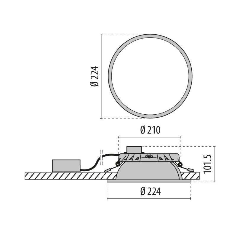 Spittler LED-Downlight 3109850