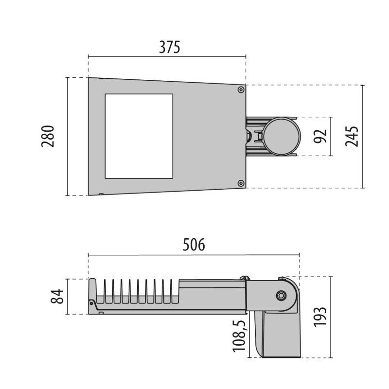 Spittler LED-Straßenleuchte 306440