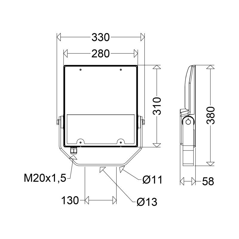 Schuch Licht LED-Scheinwerfer 7600 L50TB VARIO