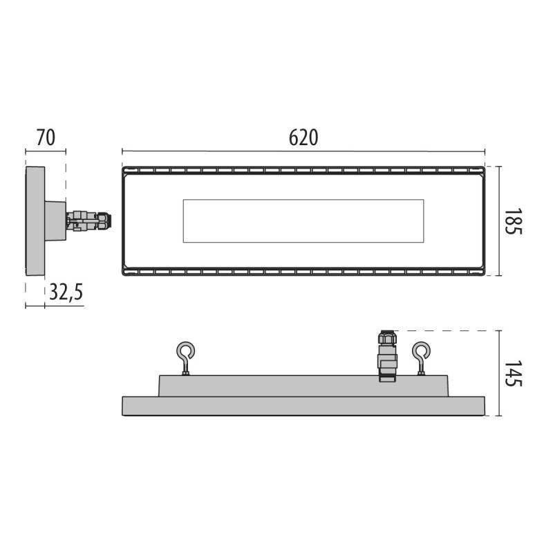 Spittler LED-Hallenpendelleuchte 3106001