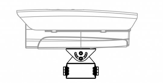 Diagramm eines Automobilchassis mit Schwerpunkt auf dem Differenzialgetriebe, das dessen Position und Komponenten unter dem Chassis veranschaulicht.