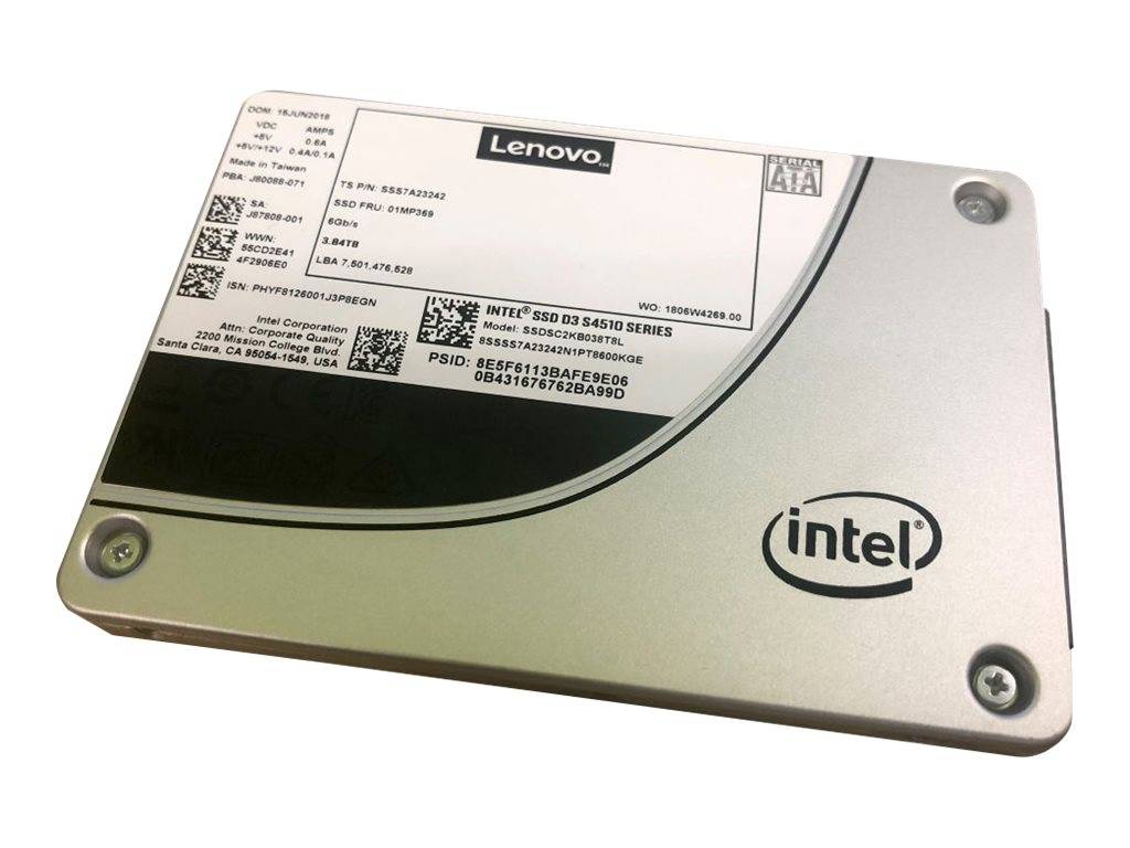 Lenovo Intel S4510 Entry - SSD - verschlüsselt - 240 GB - Hot-Swap - 2.5" (6.4 c