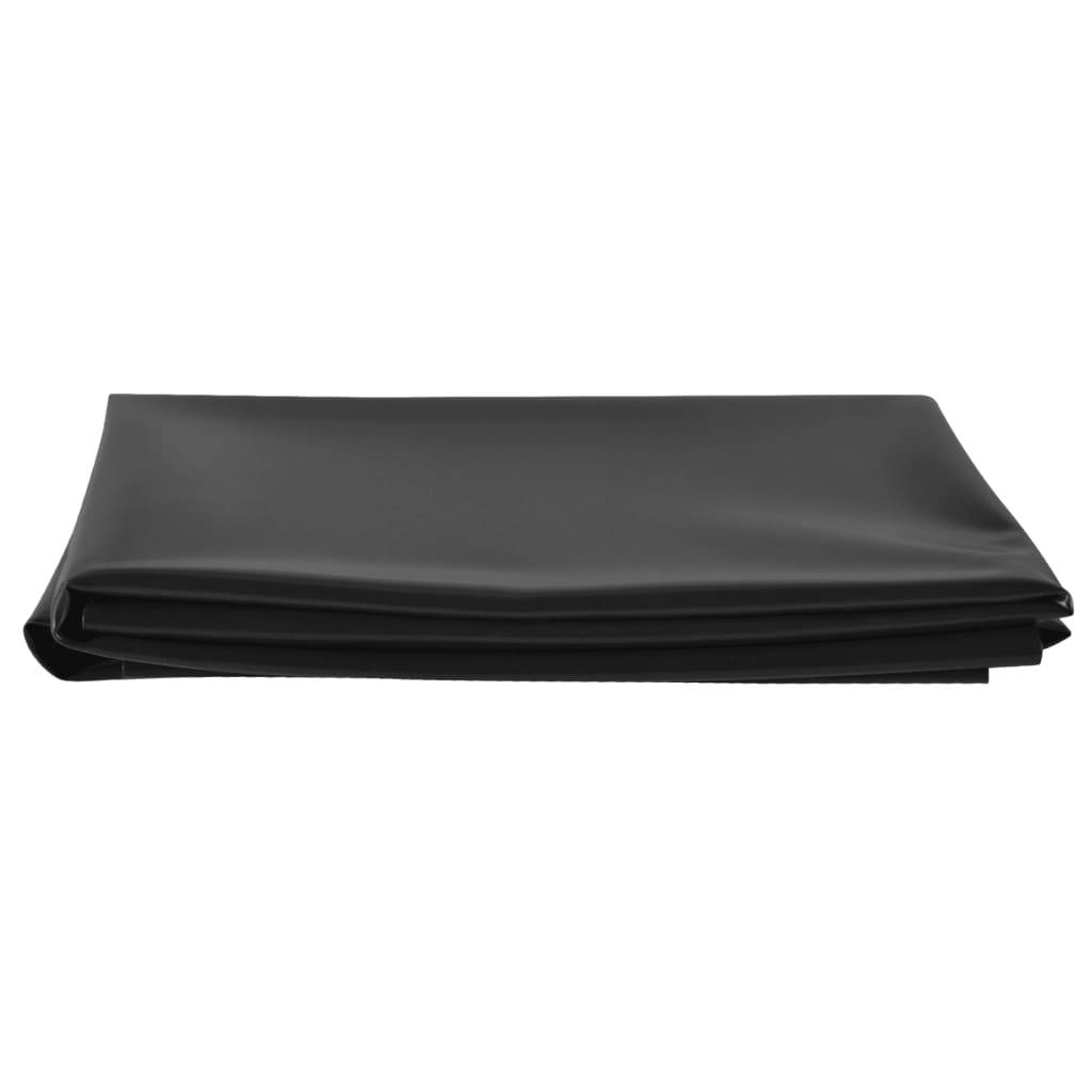 vidaXL Teichfolie Schwarz 5x6 m PVC 0,5 mm
