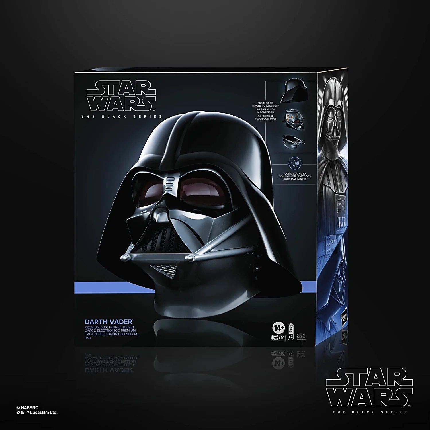 Play-Doh Star Wars The Black Series Darth Vader Elektronischer Premium Helm zu Star Wars: Obi-Wan Kenobi, Rollenspiel