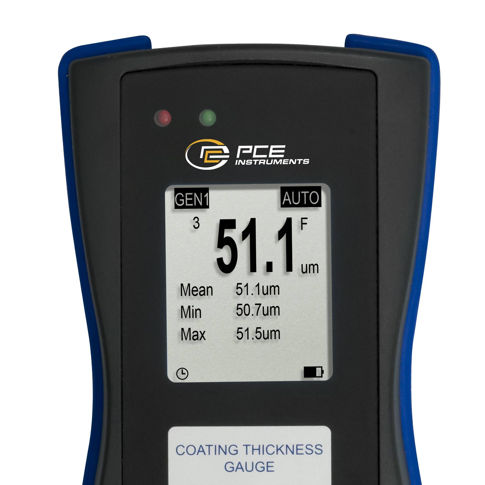 PCE Instruments Schichtdickenmessgerät PCE-CT 80-FN2-ICA inkl. Standard Sensor + ISO-Kalibrierzertifikat |Fe + NFe