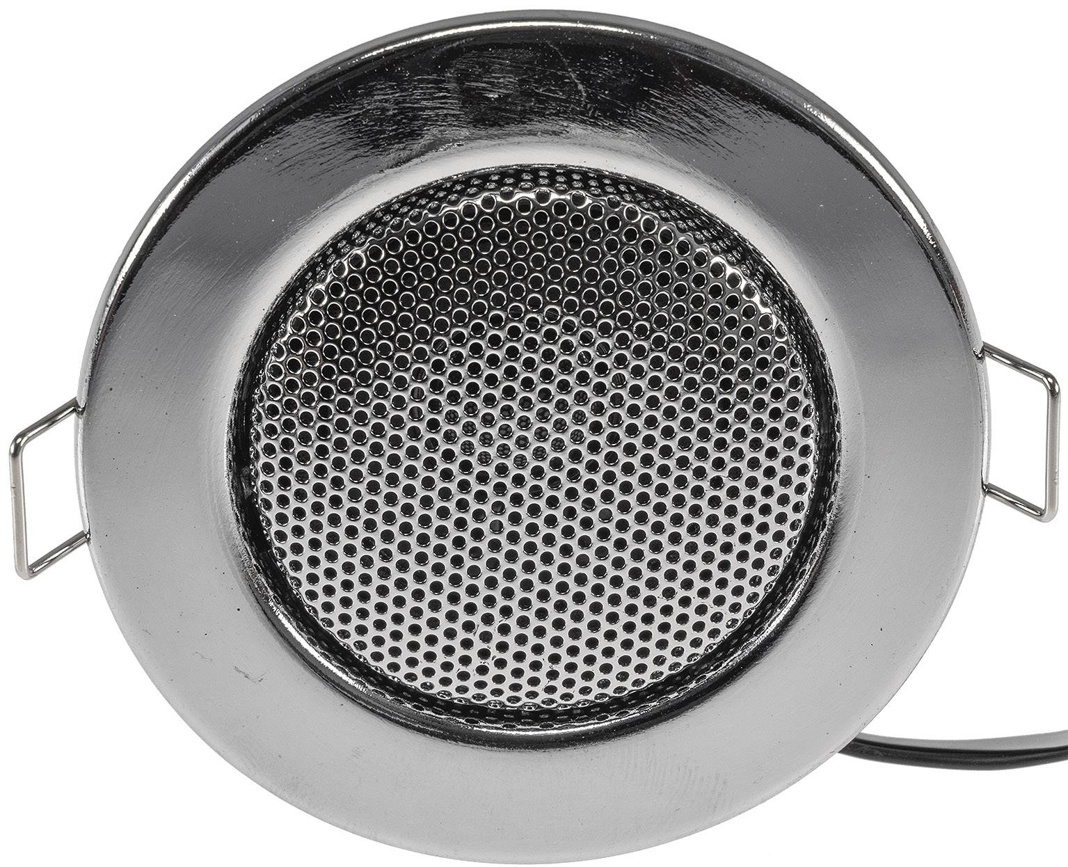 Decken-Einbaulautsprecher "Mini" Halogen-Look, 8cm Ø, 6cm Einbau, chrom