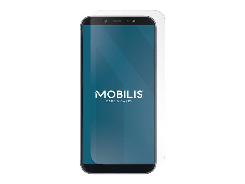 Smartphone-Bildschirm, das das Logo „MOBILIS CARE & CARRY