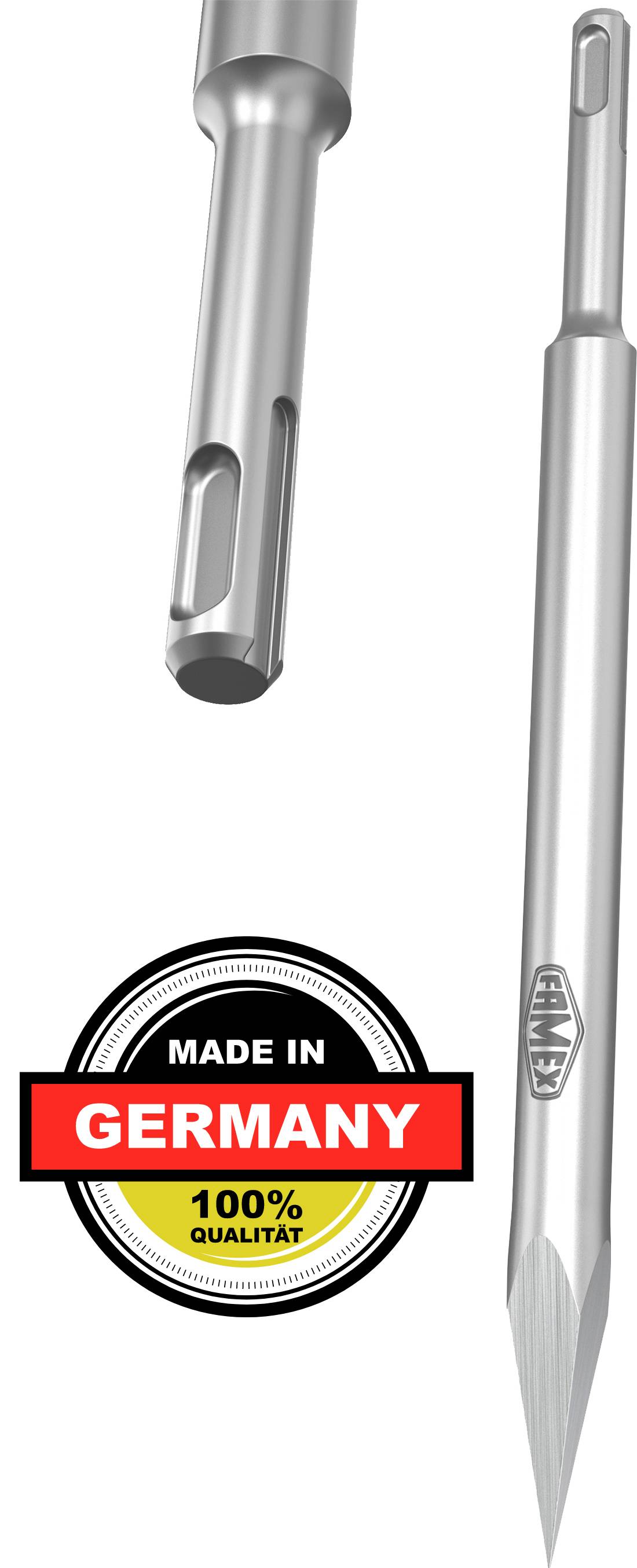 SDS Plus Spitzmeißel aus deutscher Produktion - Spitzmeissel im Gesenk geschmiedet - FAMEX 8326