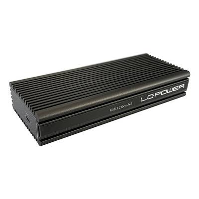 LC-Power LC-M2-C-NVME-2X2 M.2-NVMe-SSD-Gehäuse, USB 3.2 Gen.2x1, schwarz Gehäuse / Wechselrahmen /