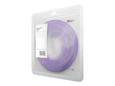 LINDY Cat.6 U/UTP Kabel, violett, 0,5m Netzwerk & Smart Home Netzwerk-Zubehör Netzwerk- und