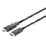 MANHATTAN Aktives optisches High Speed HDMI-Glasfaserkabel mit abnehmbarem Stecker Anschlusskabel