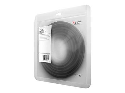 LINDY Cat.6A U/FTP Flachband schwar 0,3m Netzwerk & Smart Home Netzwerk-Zubehör Netzwerk- und