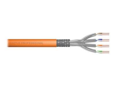 DIGITUS CAT.7 S/FTP Verlegekabel, 100m, simplex,100m,orange Multimedia-Technik Cat7 Kabel