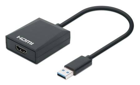 MANHATTAN 1080p USB-A auf HDMI-Adapter Eingabe / Ausgabe Webcam