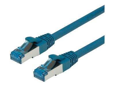 VALUE Patchkabel Kat.6A blau 0,3m Netzwerk & Smart Home Netzwerk-Zubehör Netzwerk- und DAC-Kabel