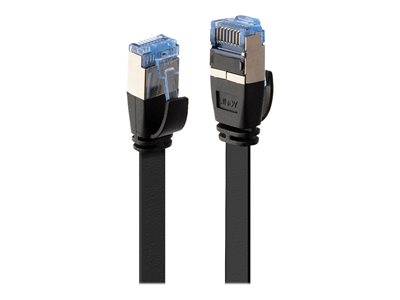 LINDY Cat.6A U/FTP Flachband schwarz 2m Netzwerk & Smart Home Netzwerk-Zubehör Netzwerk- und