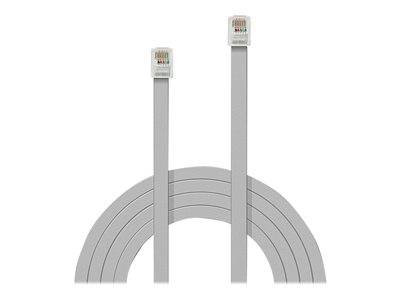 LINDY RJ-12 Kabel 6/6 3m Netzwerk & Smart Home Netzwerk-Zubehör Netzwerkkarten & Adapter
